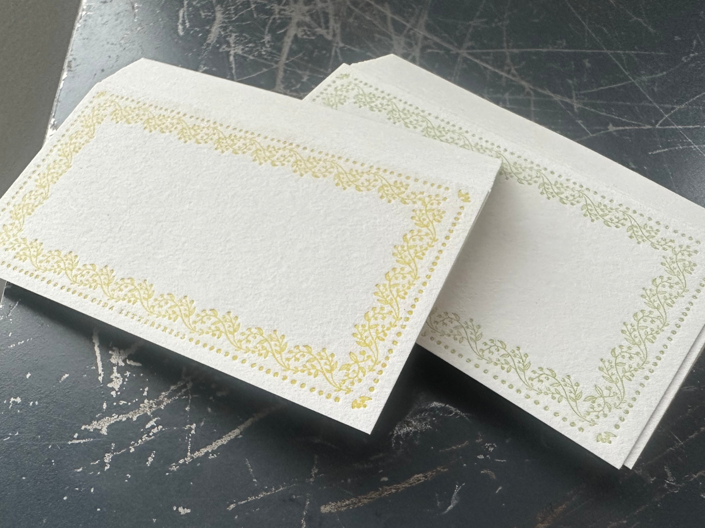 【限定販売】Memo card “VINE”限定色 ミモザカラー