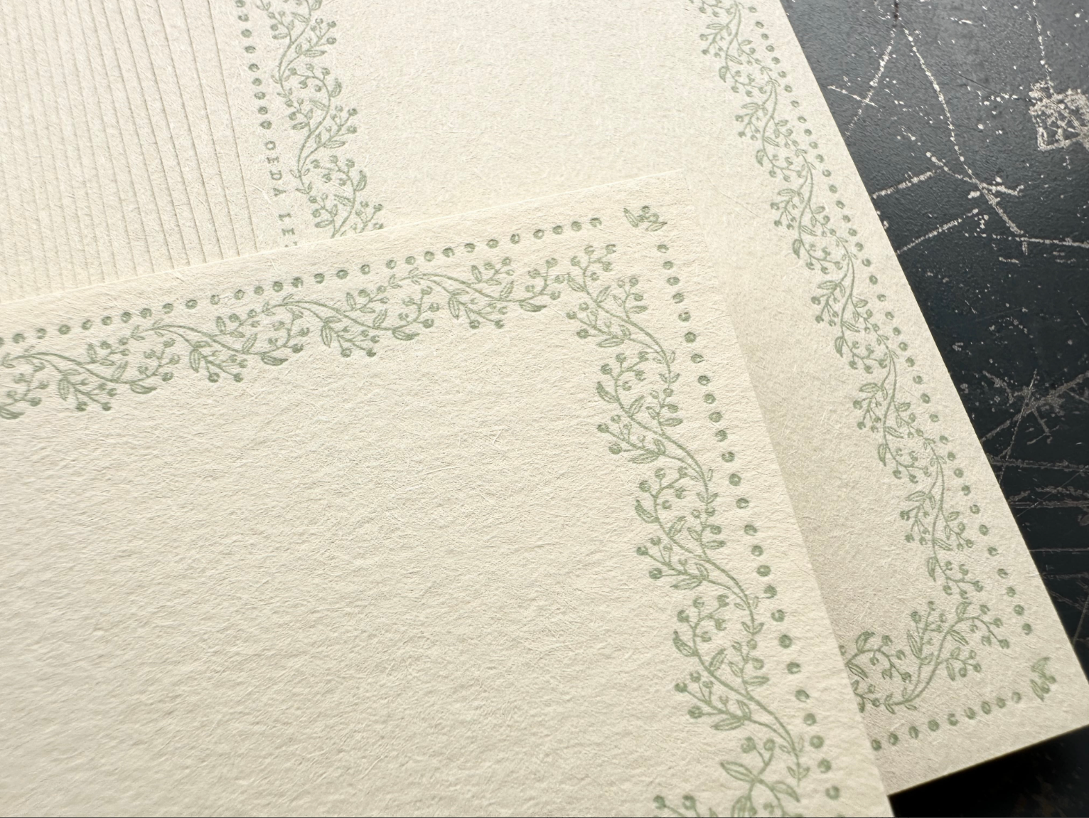 【限定販売】Memo card “VINE”限定色 Lavender&Sage