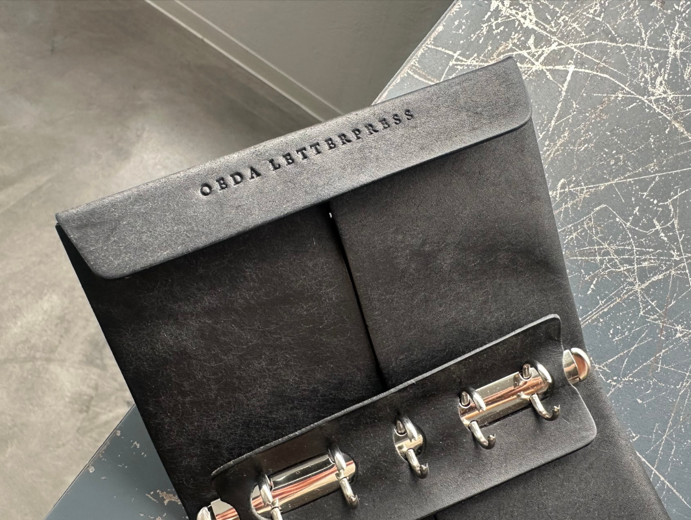 M5 DIARY LEATHER COVER 【Black】