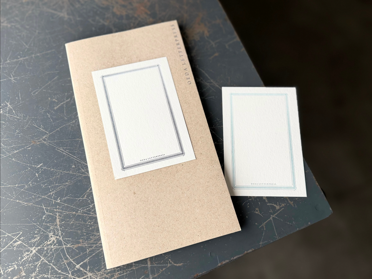 "NEW" Large frame card set 【Pale blue&Dark blue】