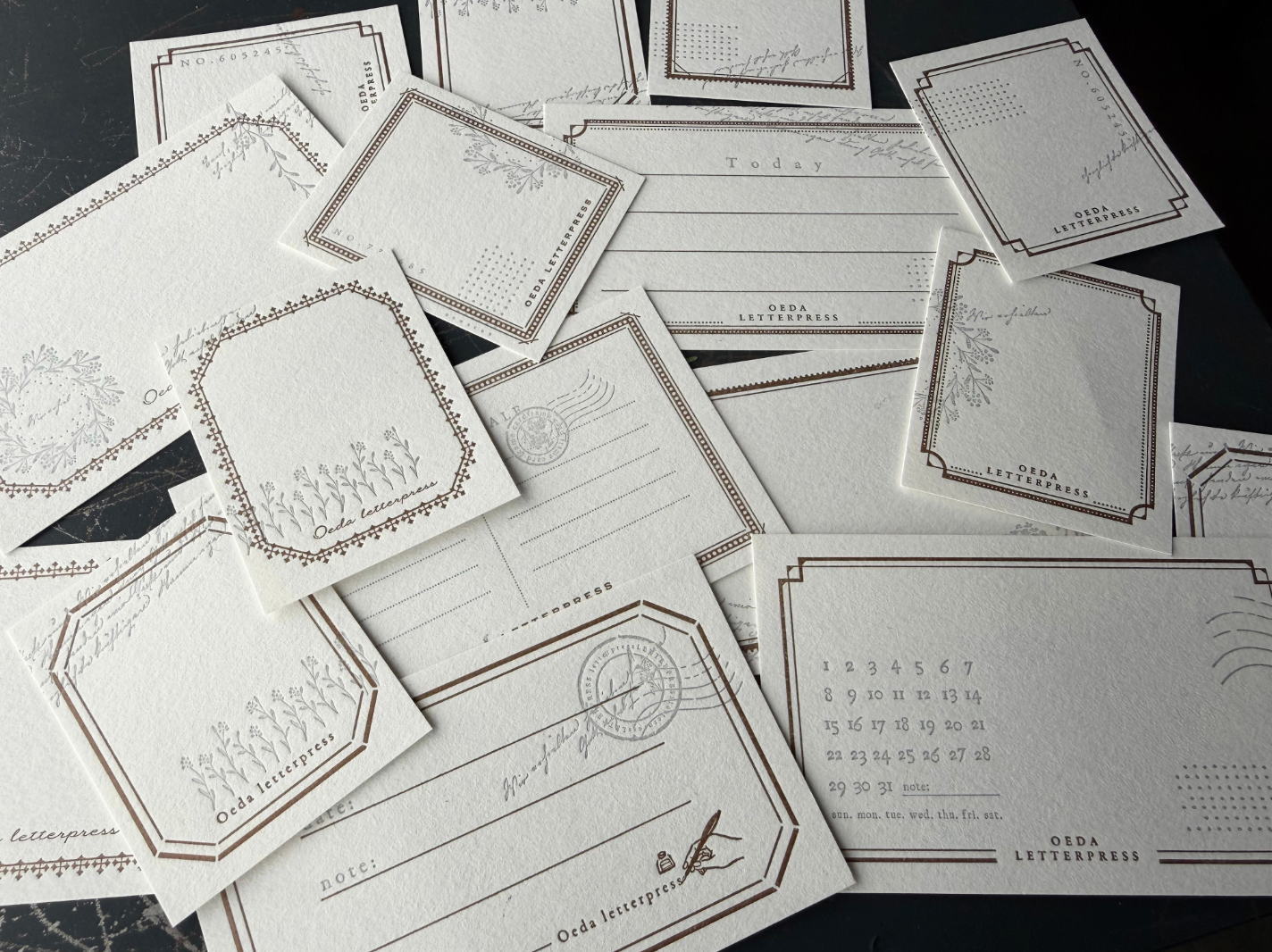 "Renewal" Assort card set / mellow silver (カード12種×6枚 計72枚入り)