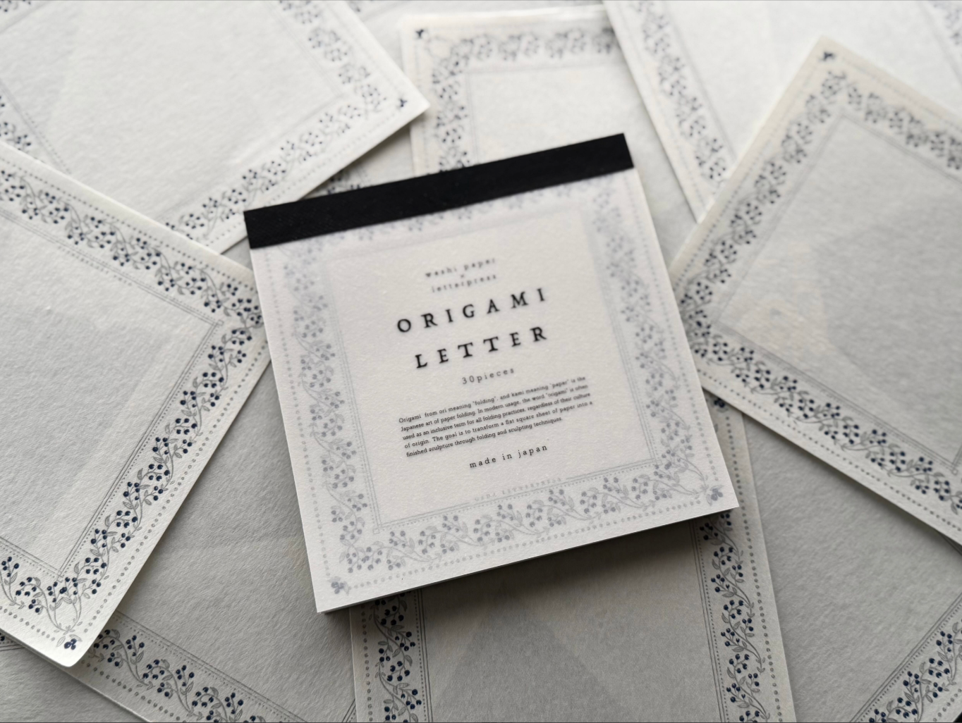 "NEW" Limited Edition ORIGAMI LETTER 【Blueberry color】