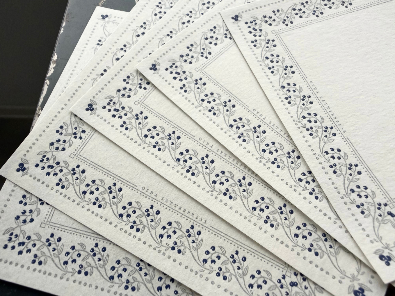 "NEW" Limited Edition ORIGAMI LETTER 【Blueberry color】