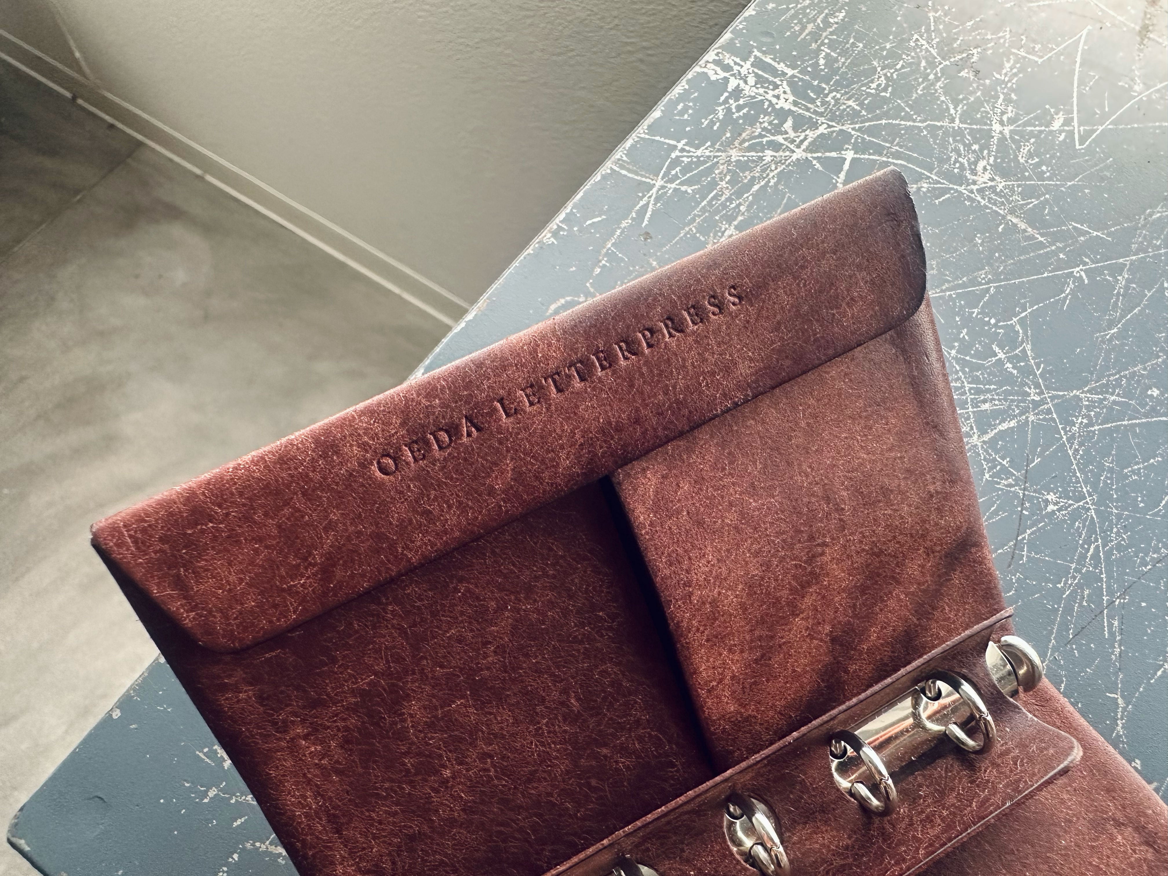 M5 DIARY LEATHER COVER 【Dark brown】
