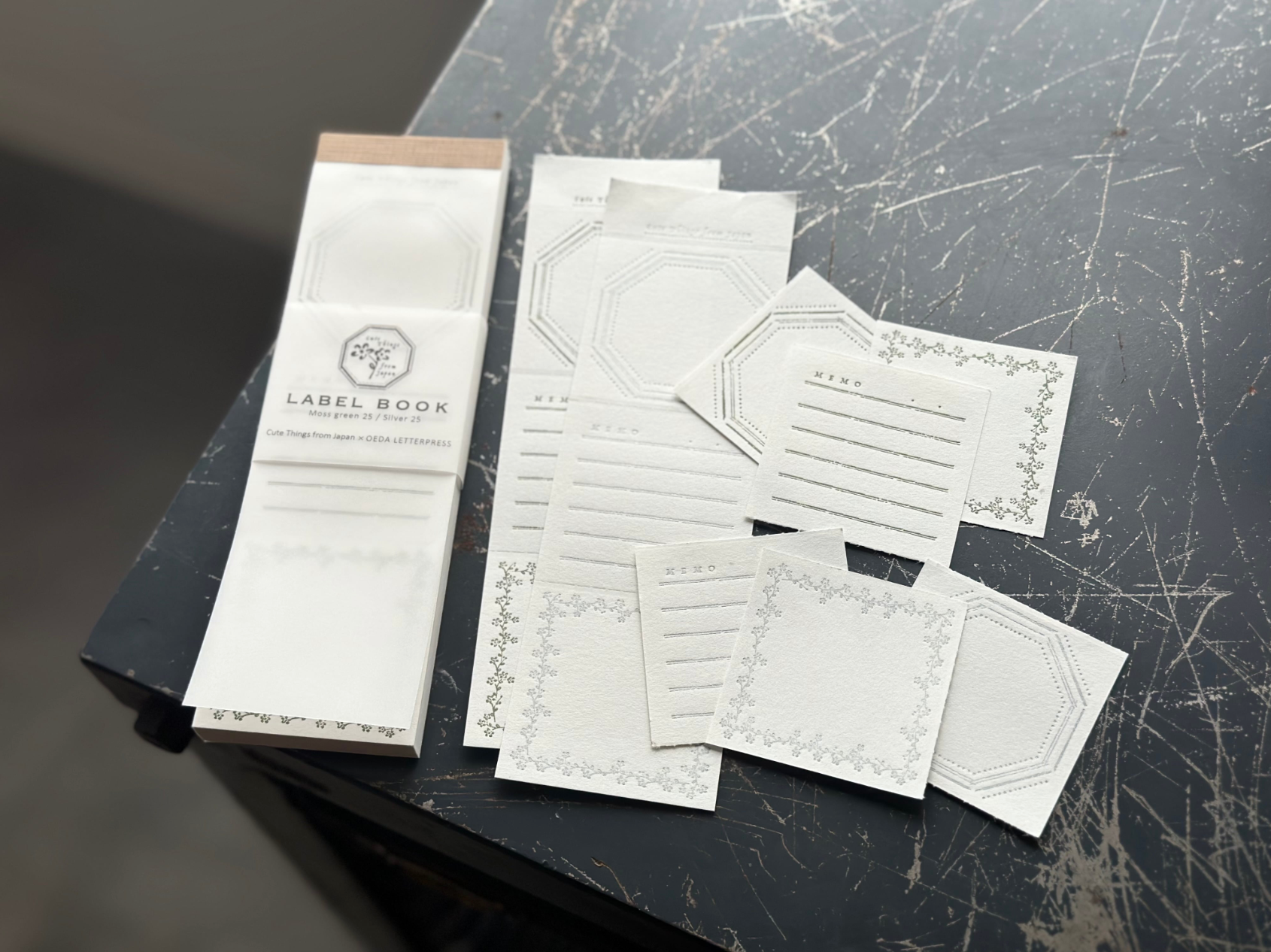 【活版印刷】"Cute Things from Japan コラボ" Label book