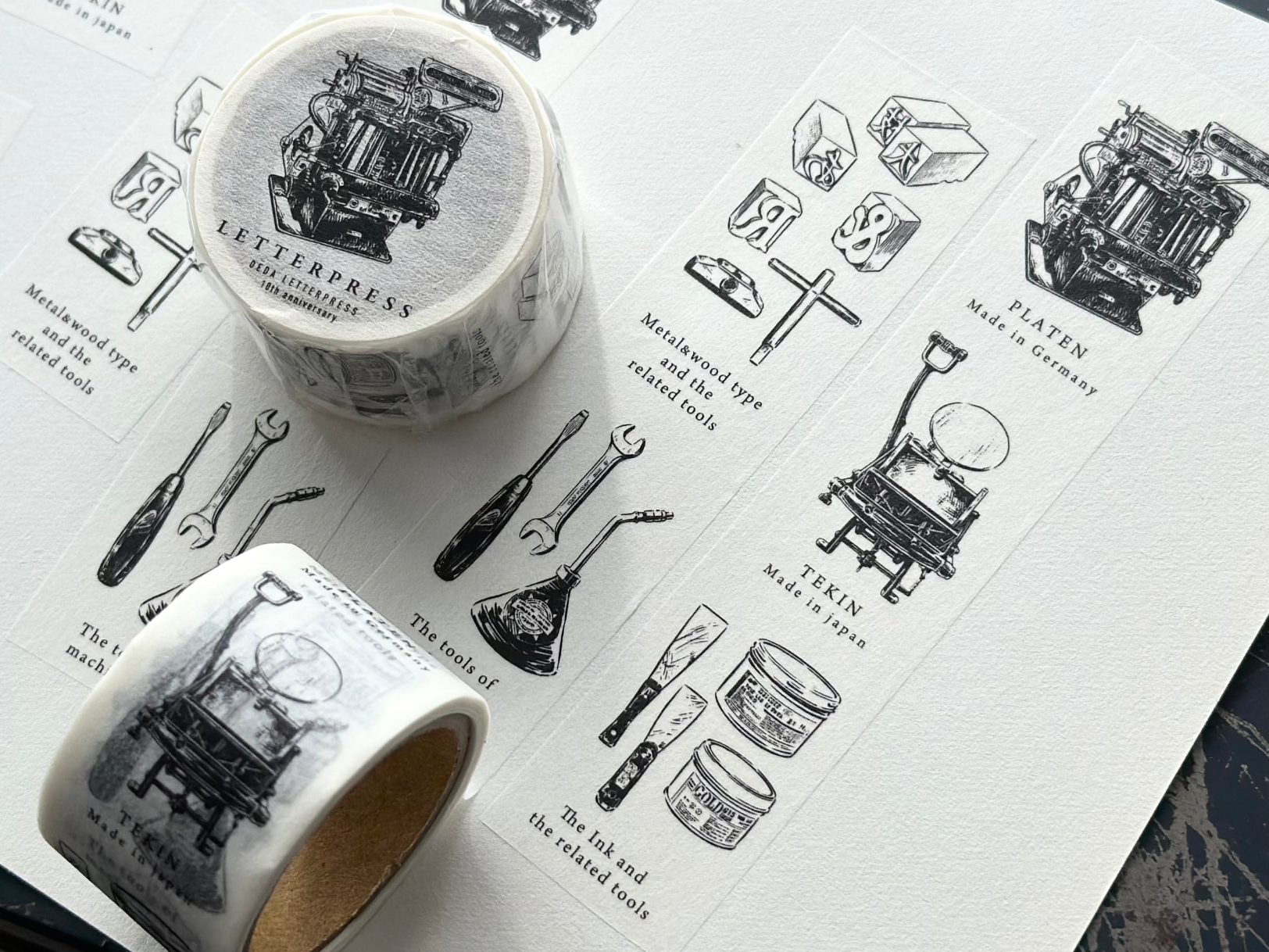 Masking tape【 LETTERPRESS 】
