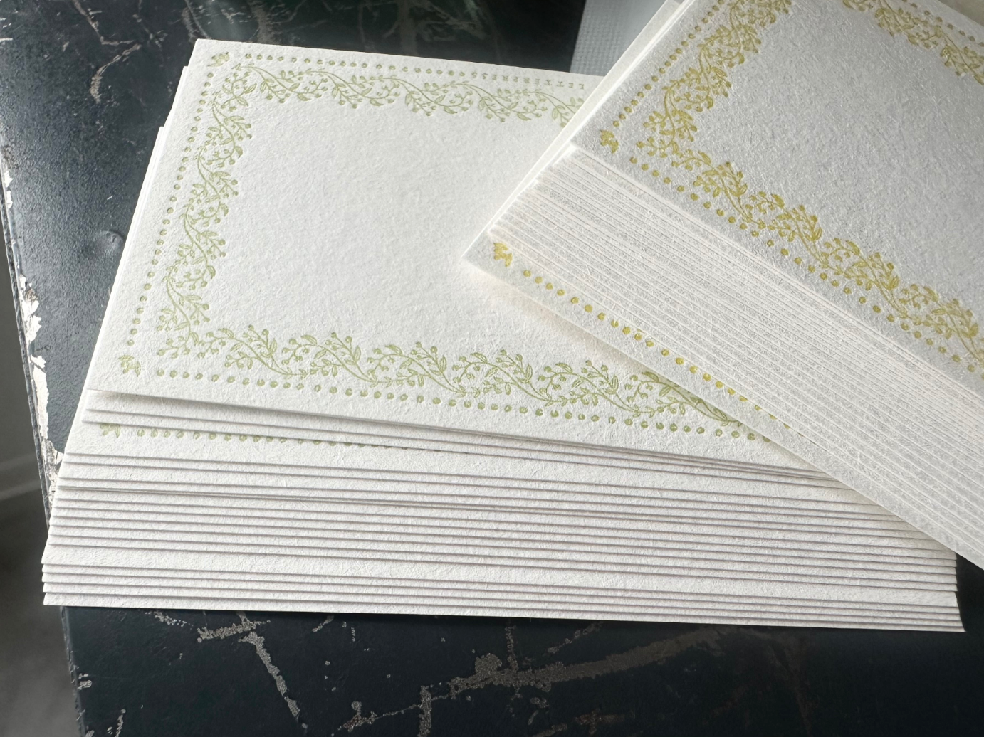 【限定販売】Memo card “VINE”限定色 ミモザカラー