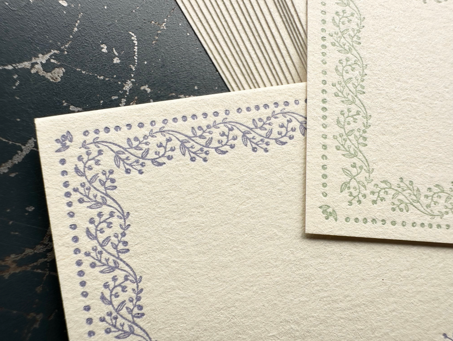 【限定販売】Memo card “VINE”限定色 Lavender&Sage