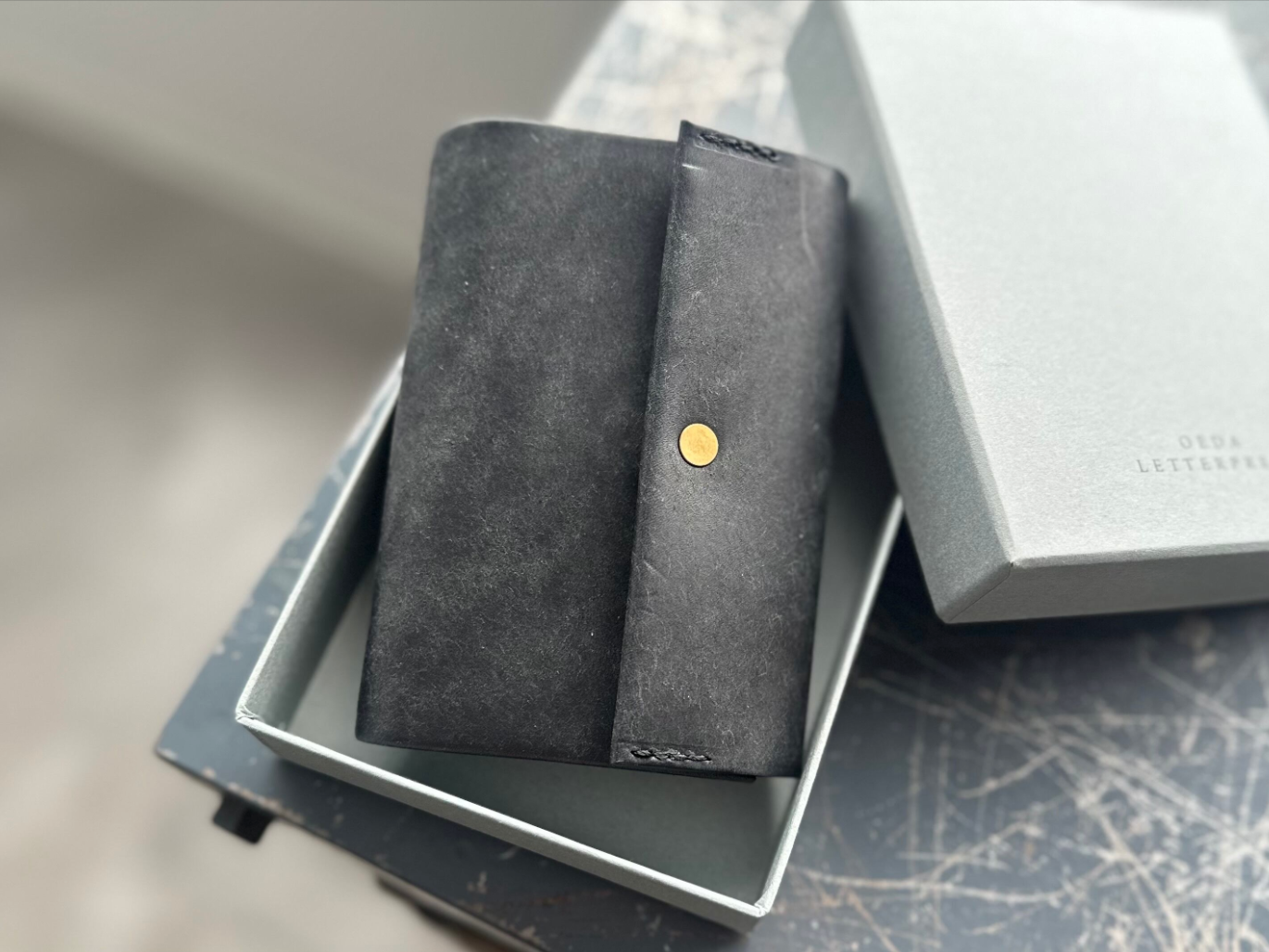 M5 DIARY LEATHER COVER 【Black】