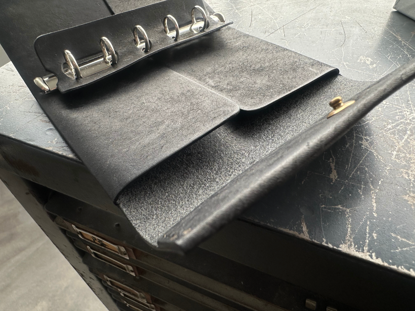 M5 DIARY LEATHER COVER 【Black】