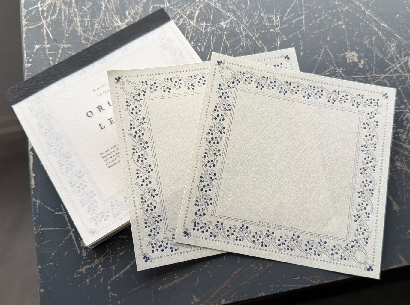 "NEW" Limited Edition ORIGAMI LETTER 【Blueberry color】
