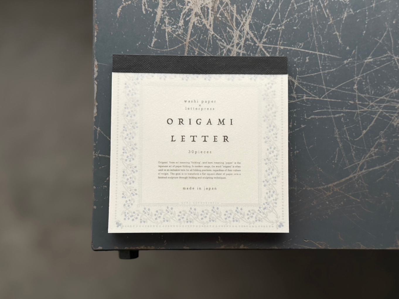 "NEW" Limited Edition ORIGAMI LETTER 【Blueberry color】