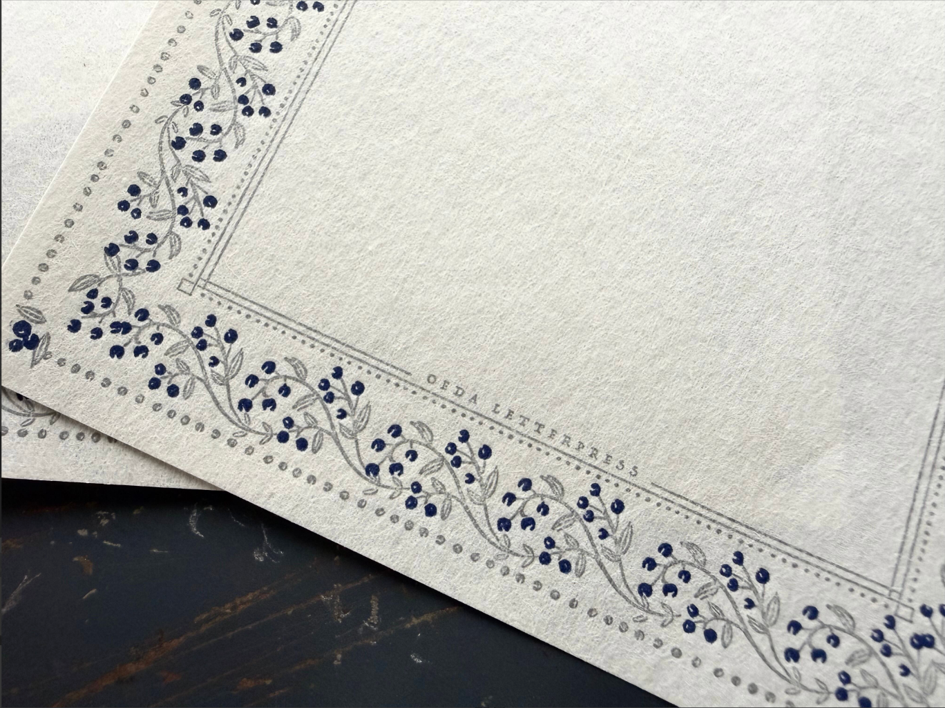 "NEW" Limited Edition ORIGAMI LETTER 【Blueberry color】